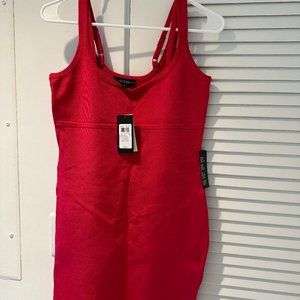 GUESS Women’s Gemma Mirage Dress, red, L